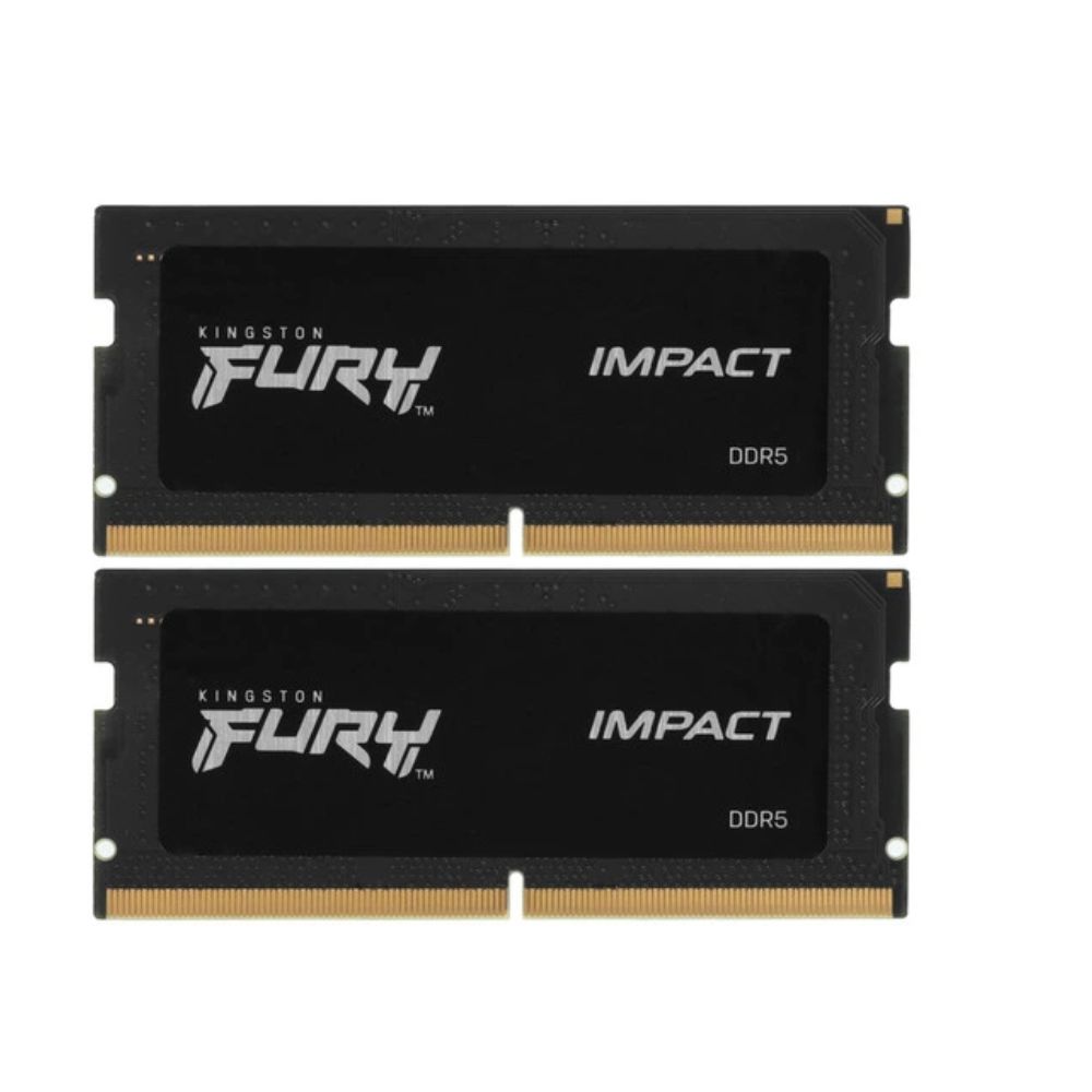 Купить SO-DIMM 16GB DDR5 PC38400/4800MHz Kingston Fury Impact, 2x8GB Kit, CL38-38-38, 1.1V, BOX KF548S38IBK2-16 в Алматы