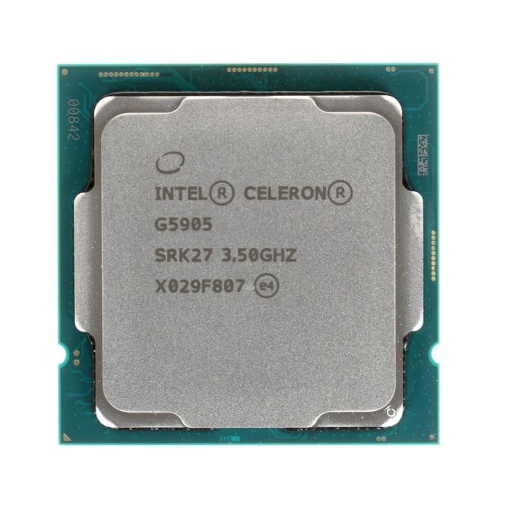Купить Intel Celeron G5905, S1200/2 cores/Comet Lake/3.5GHz/4MB L3/14nm/UHD Graphics 610/58W, BOX SRK27 в Алматы