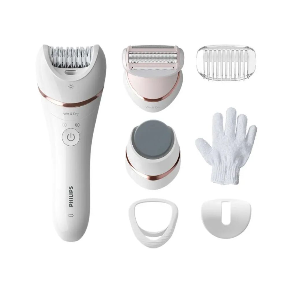 купить Эпилятор Philips серии 8000 BRE730/10 для влажного и сухого бритья в Алматы