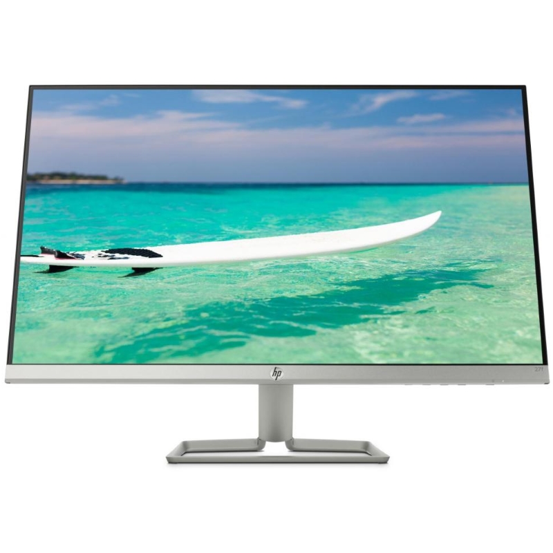 купить Монитор HP 2XN62AA 27f, 27 IPS, 16:9|FHD 1920x1080 при 60Гц|300cd/m2|1K:1|10M:1|178/178|5ms|VGA|HDMI|2yw|BLK/SLVR_Z в Алматы