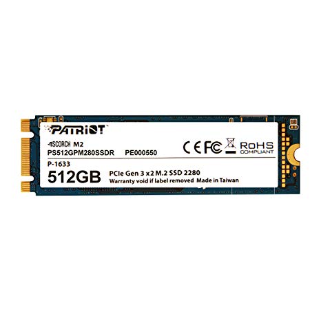 купить Накопитель SSD Patriot SCORCH M2 2280 PCIe 512GB PS512GPM280SSDR в Алматы