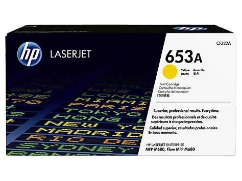 купить 653A Yellow Toner Cartridge for LaserJet Enterprise Color MFP M680, up to 16500 pages. в Алматы