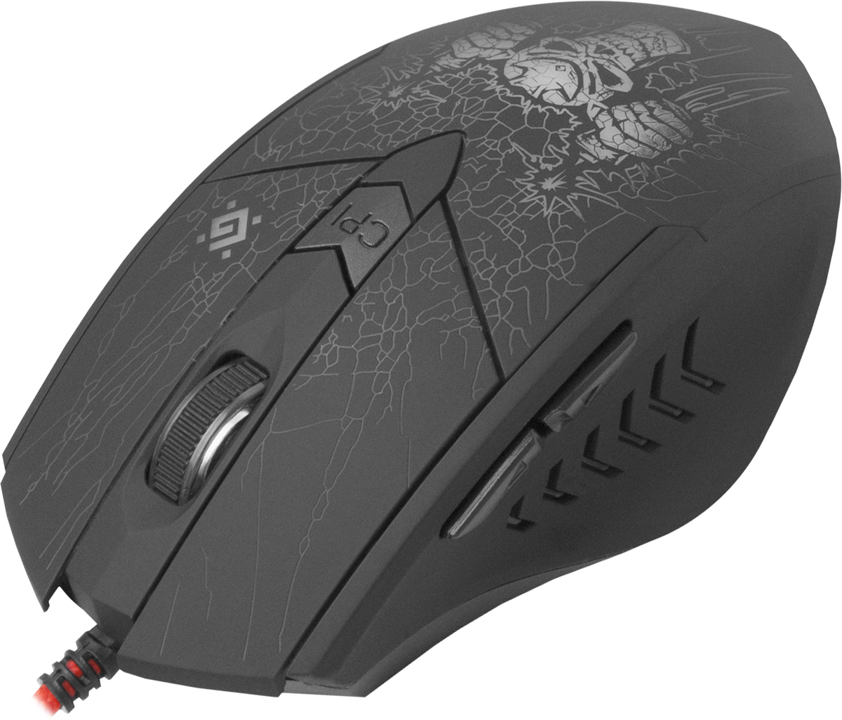 купить Мышь проводная игровая оптическая Defender Doom Fighter GM-260L (черный),USB, 6 кн. + колесо, 800-3200, + КОВРИК!                                                                                                                                          в Алматы
