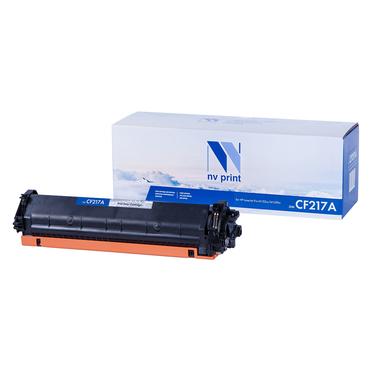 купить Картридж NVP совместимый HP CF217A (БЕЗ ЧИПА) для LaserJet Pro M102w/M130fw (1600k) БЕЗ ГАРАНТИИ                                                                                                                                                           в Алматы