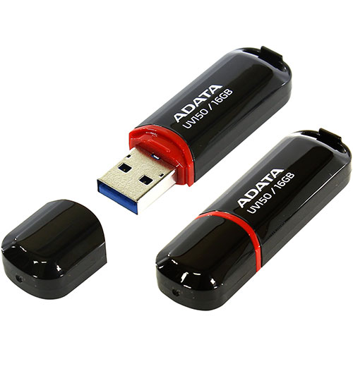 купить ADATA DashDrive UV150, 16GB, UFD 3.0, Black /  в Алматы