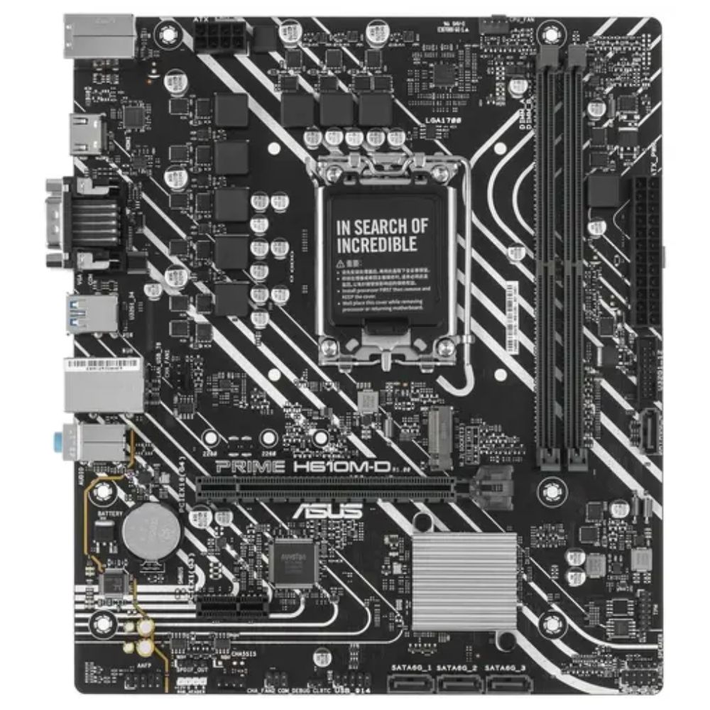 купить Материнская плата ASUS PRIME H610M-D, LGA1700 2xDDR5 в Алматы