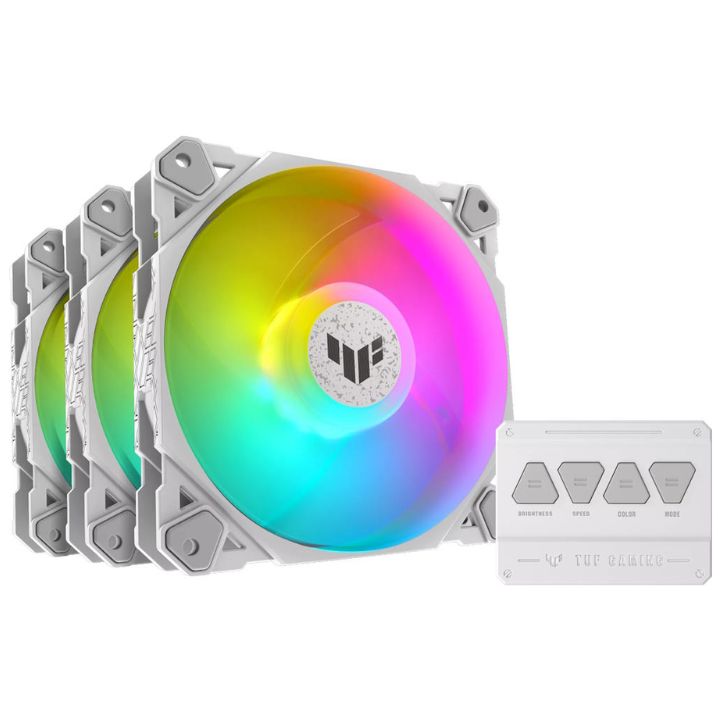 купить Вентилятор для корпуса ASUS TUF Gaming TF120 ARGB White 3in1 90DA0033-B09030 в Алматы