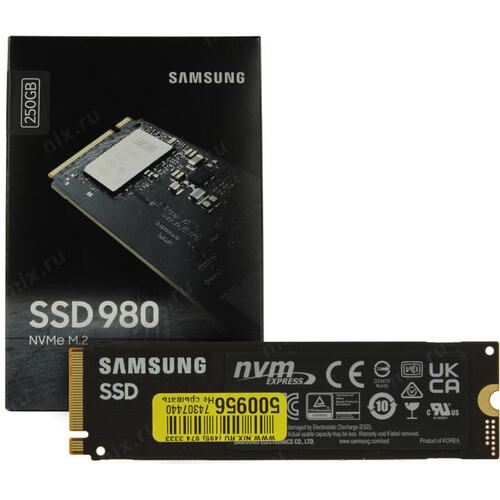 купить Накопитель на жестком магнитном диске Samsung MZ-V8V250BW SSD 980 NVMe M.2 250GB в Алматы