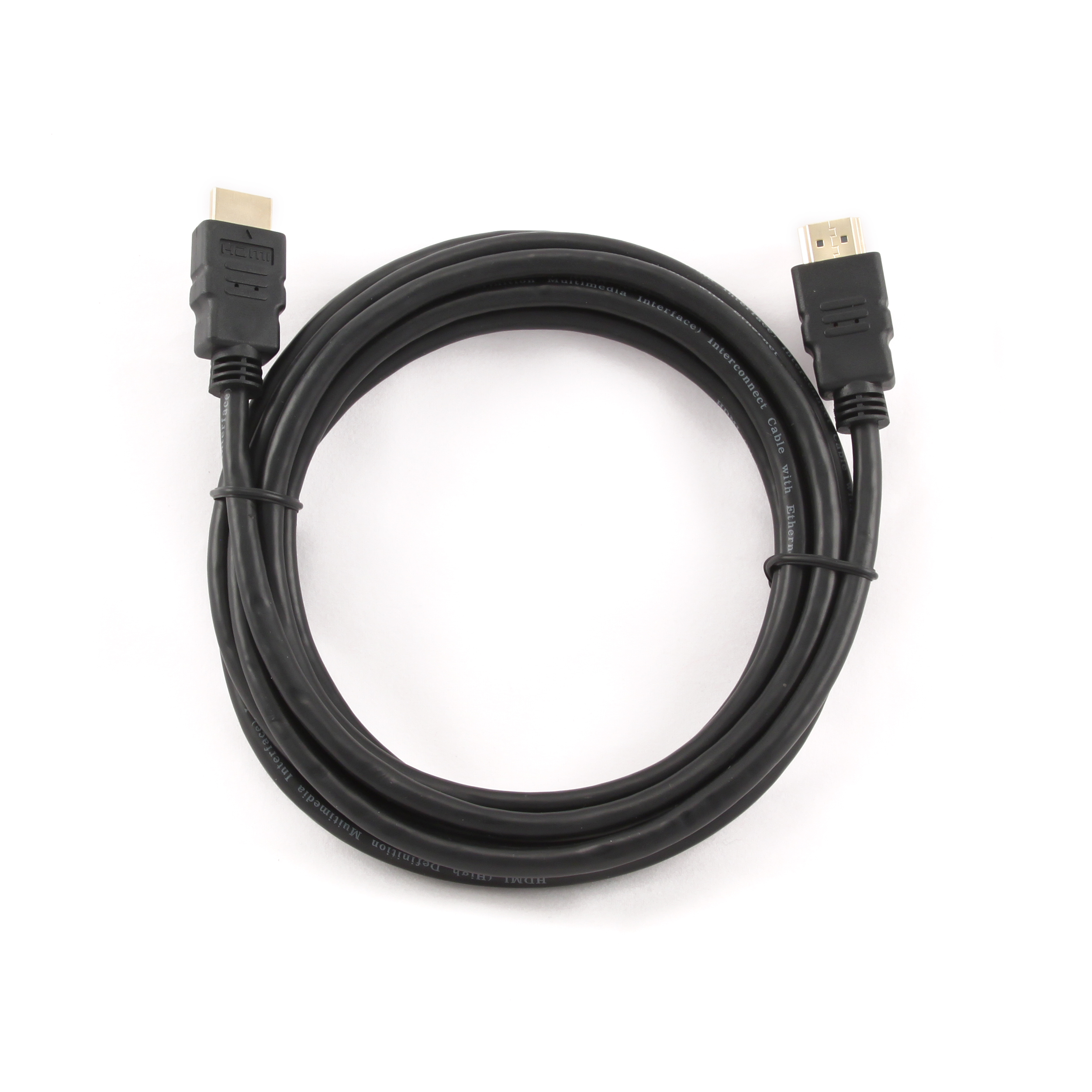 купить Кабель HDMI Cablexpert CC-HDMI490-10, 3.0м, v1.4, 19M/19M, углов. разъем, черный, позол.разъемы в Алматы