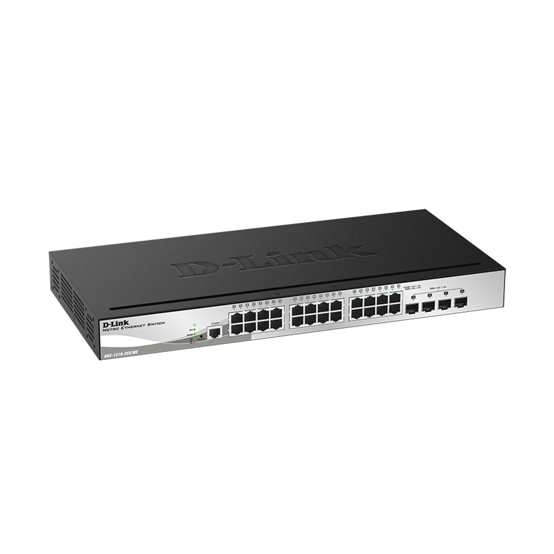 купить Коммутатор, D-Link, DGS-1510-28X/ME/A1A, 19-дюймовый стоечный, 24 порта 10/100/1000M RJ45   4 порта SFP , Управляемый(L2) , Корпус металл, 1U в Алматы