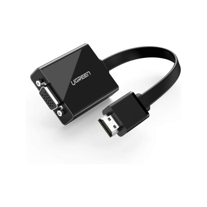 купить Конвертер UGREEN MM103 HDMI to VGA, 25cm , 40248, Black в Алматы