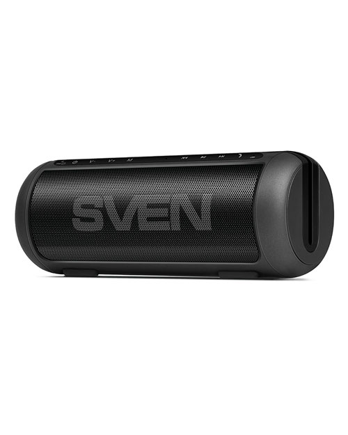 купить Колонки SVEN PS-250BL, black (10W, Bluetooth, FM, USB, microSD, handle, 2200mA*h) в Алматы