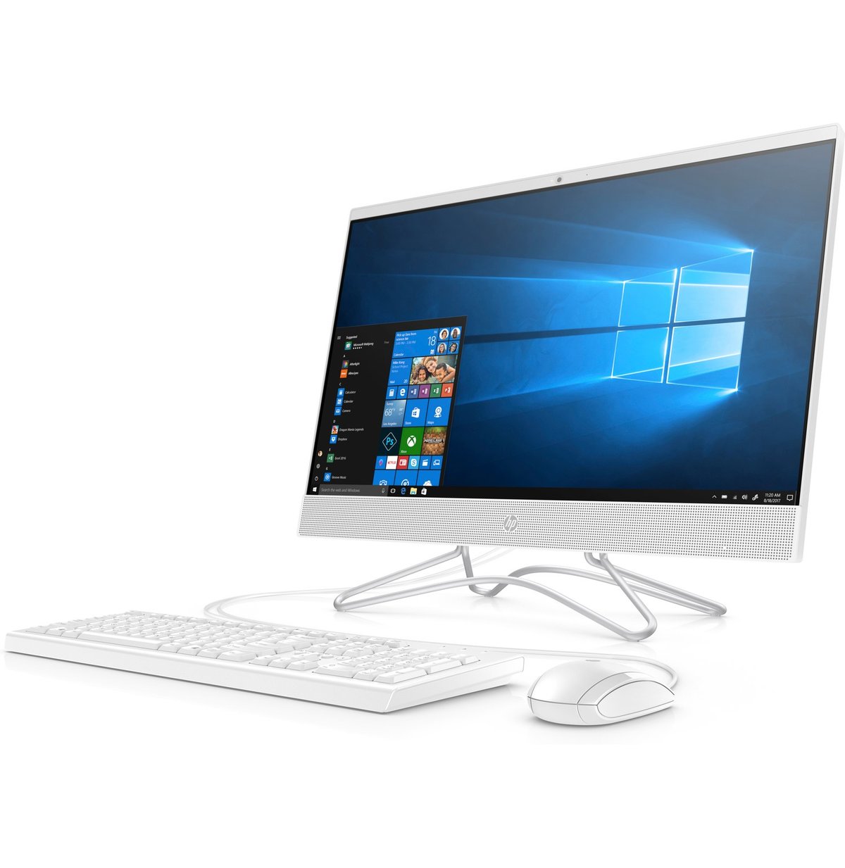 купить Моноблок HP 8XE23EA 24-f0184ur AIO 23.8* FHD NT,i3-9100T,8GB,128GB|1TB,MX110 2GB,1yw,no DVD,DOS,KBD,Mouse,Wi-Fi+BT,White в Алматы