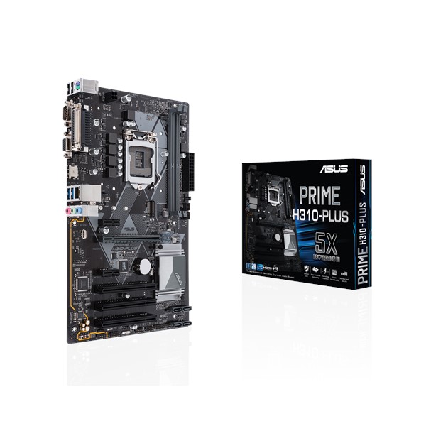купить Сист. плата Asus PRIME H310-PLUS, H310, S1151, 2xDIMM DDR4, 1xPCI-E x16, 2xPCI-E x1, 3xPCI, 1xM.2, 4xSATA, HDMI, VGA, AT в Алматы