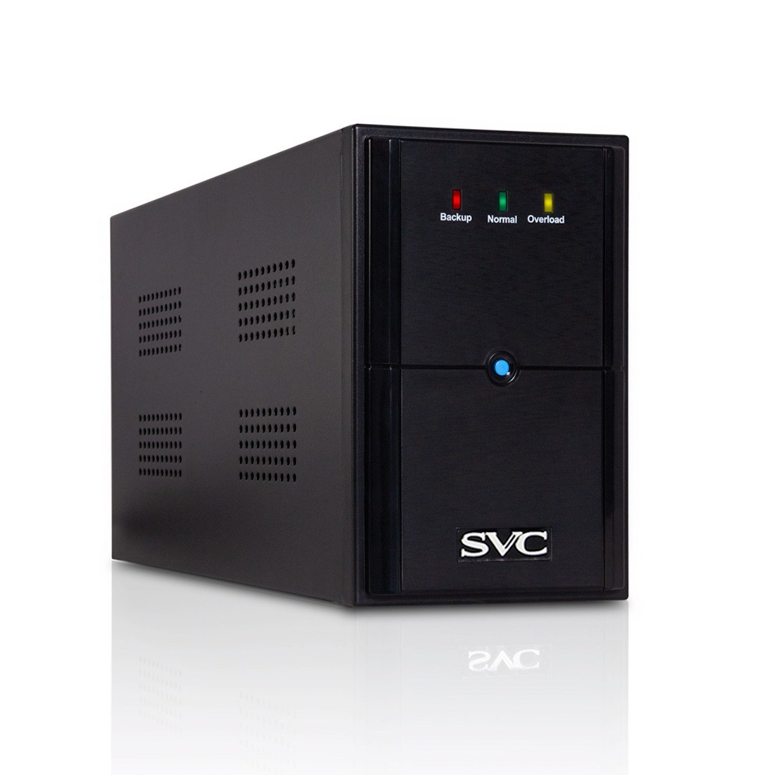 Купить UPS SVC V2000-L, 2000VA, 1200W, 2x12v/9 Ah, AVR 175-275V, 2 розет. в Алматы