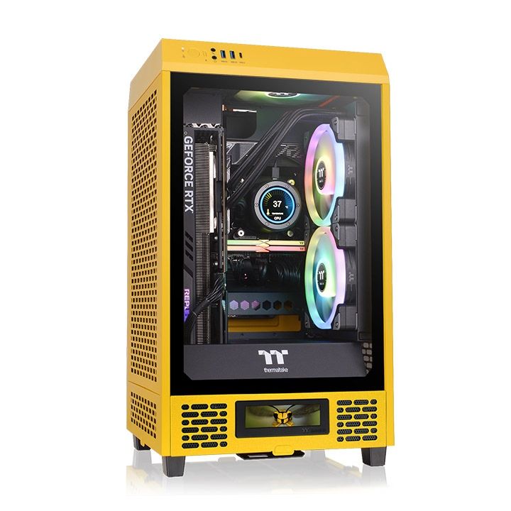 купить Компьютерный корпус Thermaltake The Tower 200 Bumblebee без Б/П в Алматы