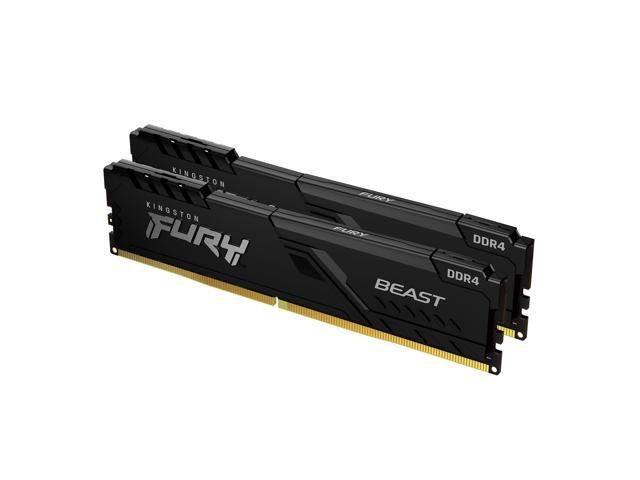 купить Модуль памяти Kingston Fury Beast KF436C17BBK2/16 DDR4 DIMM 16Gb KIT (2x8) 3600 MHz CL17 в Алматы
