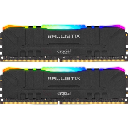 купить Оперативная память 16GB KIT (2x8Gb) DDR4 3200MHz Crucial Ballistix Gaming Black PC4-25600 1.35V BL2K8G32C16U4BL в Алматы