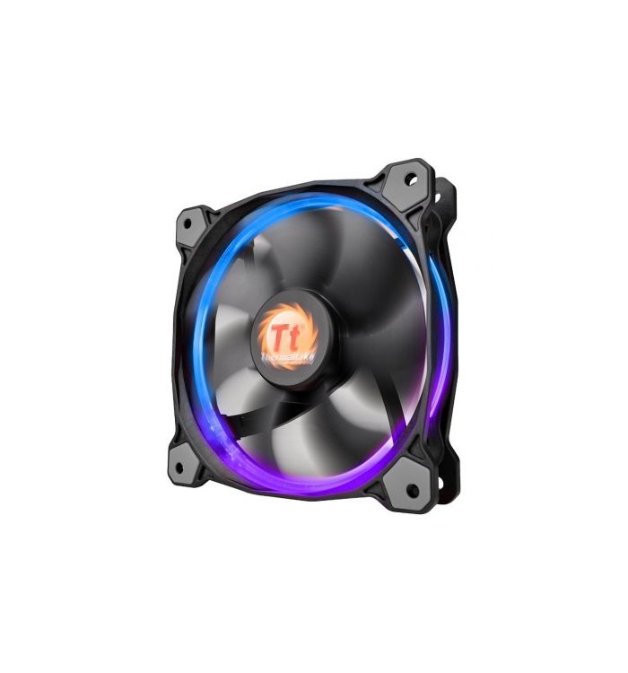 купить Кулер для компьютерного корпуса,Thermaltake, Riing 14 LED RGB Switch ,CL-F043-PL14SW-A, 140мм, 1100-1400 об.мин, 4/5pin, Подсветка RGB 256 цветов, Габариты 140х140х25мм, Чёрный в Алматы