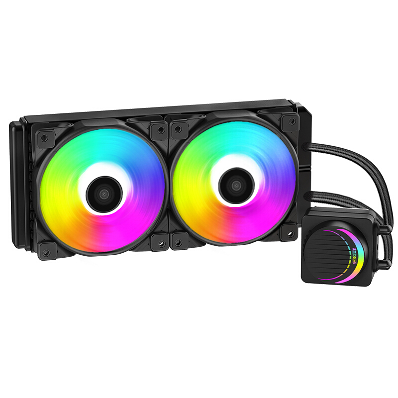 купить PCCooler HALO FRGB GI-AH240P, 4-пин, 20XX/115X/1366/AM4-FM2, 8-29.1дБ, 1000-2000об/мин, 250W в Алматы