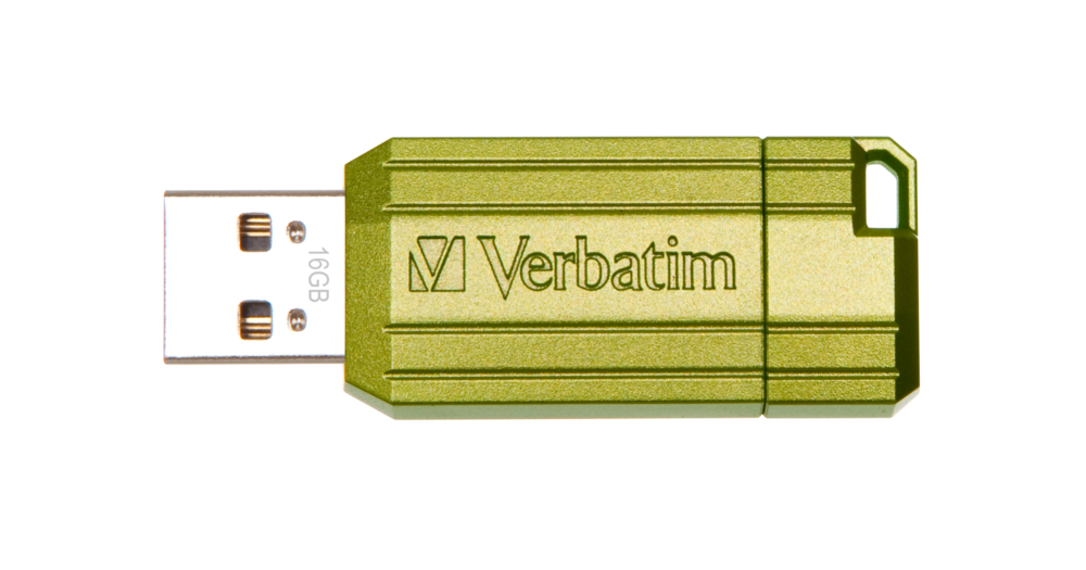 купить USB Флеш 64GB 2.0 Verbatim 049964 Pinstripe зеленый в Алматы