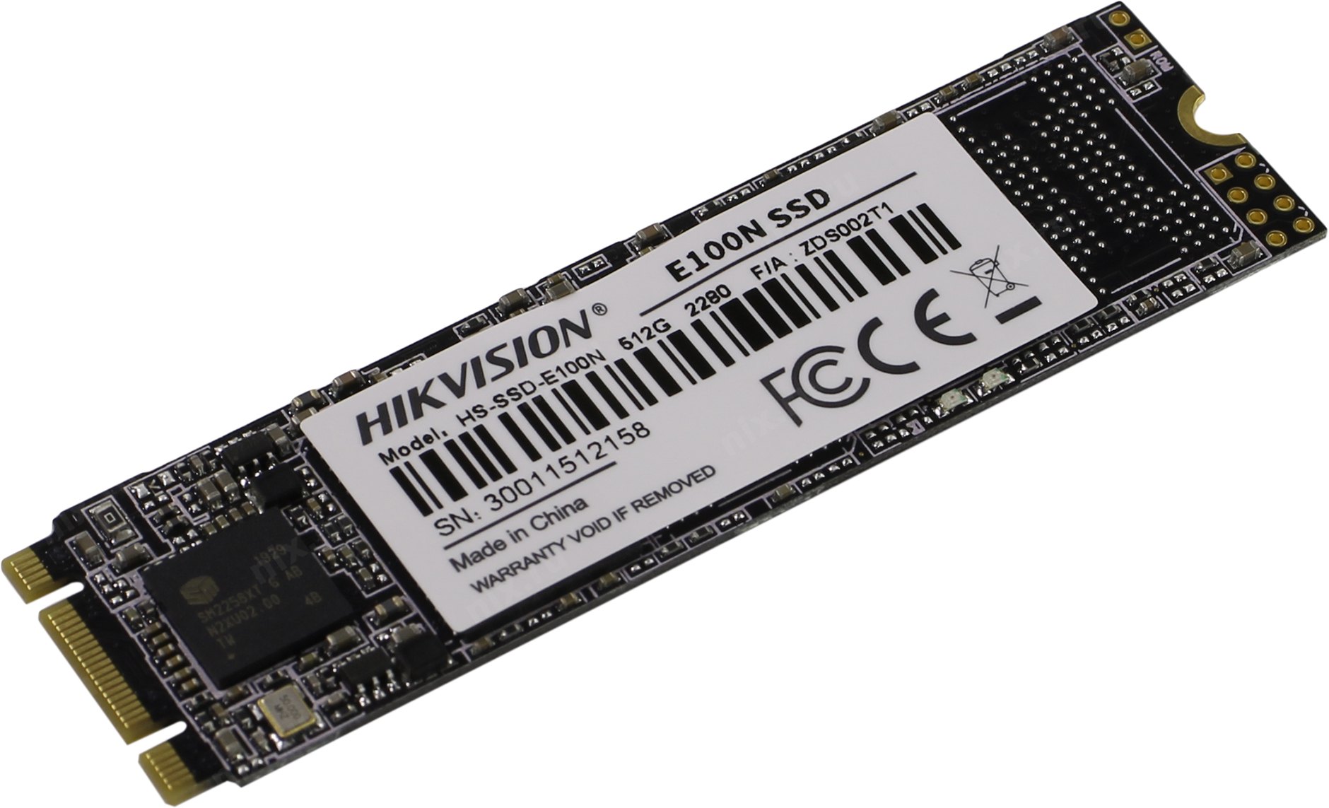 купить Накопитель твердотельный Hikvision HS-SSD-E100N/1024G 2280 Внутренний SSD M.2, 1024GB, M.2 2280, SATA III в Алматы