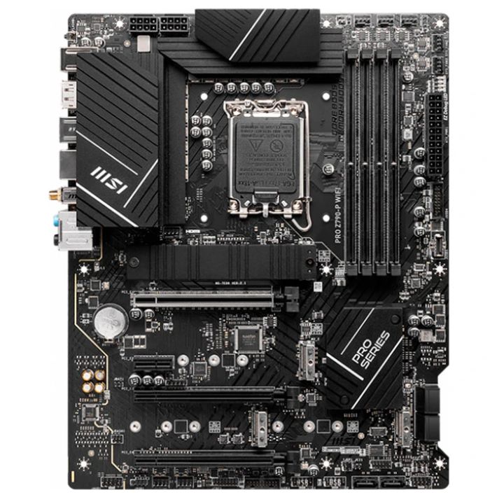 купить Материнcкая плата MSI PRO B650-P WIFI sAM5 B650 4xDDR5 M.2 USB HDMI DP WiFi BT ATX в Алматы