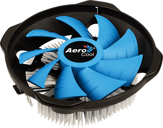 купить Кулер для CPU, Aerocool, BAS U-PWM, LGA 1156/1155/1151/1150/775, AM4/AM3+/AM3/AM2+/AM2/FM2/FM1, 110W, 120мм, 1000&ndash;2000 об/м, 26,3 дБА, 4pin, Габариты 131 x 131 x 62мм в Алматы