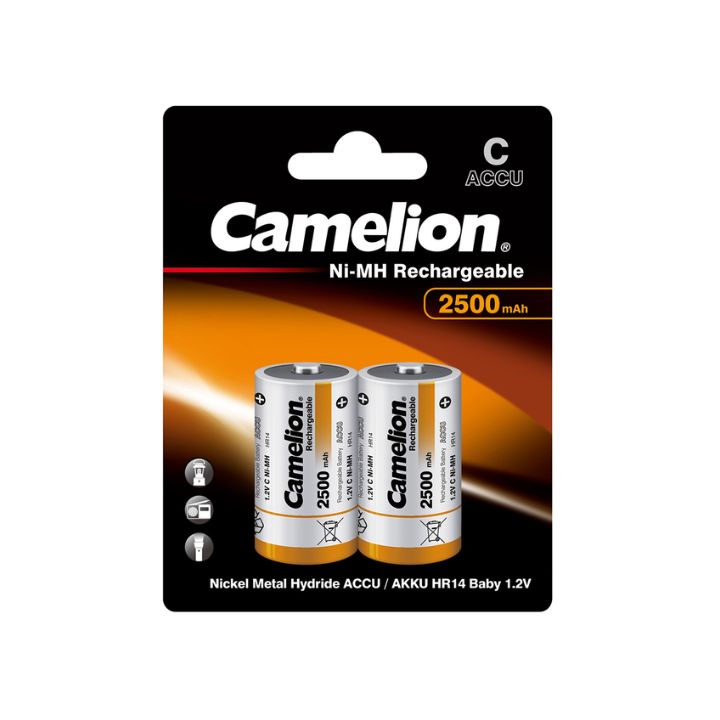 купить Аккумулятор CAMELION Rechargeable Ni-MH NH-C2500BP2 2 шт. в блистере в Алматы