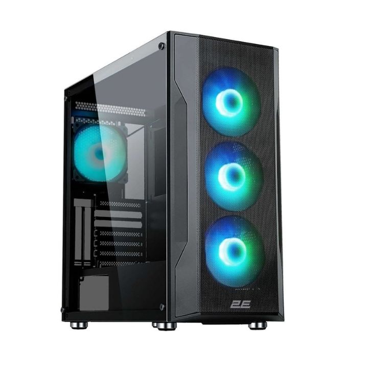 купить  Компьютерный корпус  2E GAMING SPLENDOR G4301, без БП, 2xUSB 3.0, 1xUSB Type-C, 4x120mm ARGB fans в Алматы