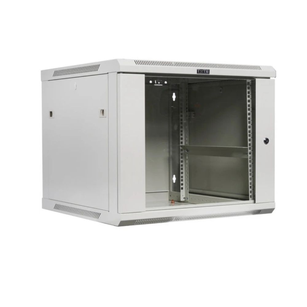 Купить Шкаф настенный серии Pro, 9U 600x600, стеклянная дверь в Алматы
