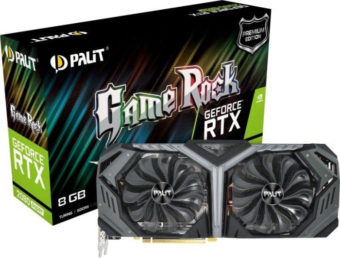 купить Видеокарта, PALIT, RTX2080 SUPER GRP 8G (4710562240931), NE6208SH20P2-1040G, GDDR6, 256bit, 3-DP, HDMI, USB-C, Цветная коробка в Алматы