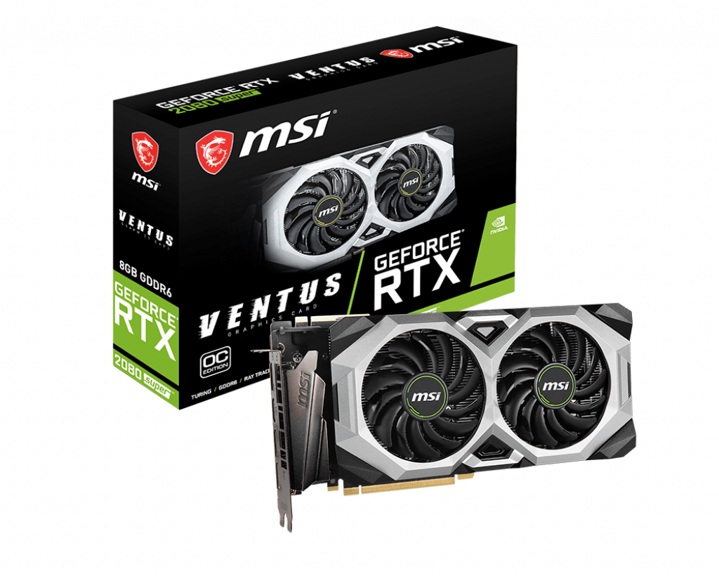 купить Видеокарта MSI GeForce RTX2080 SUPER VENTUS XS OC Edition, 8G GDDR6 256-bit HDMI 3xDP RTX 2080 SUPER VENTUS XS OC в Алматы