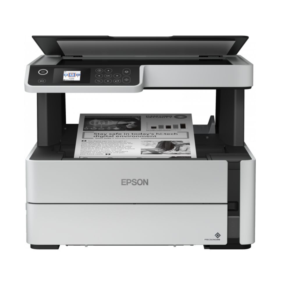 Купить МФУ Epson M2170, A4, print 1200x2400dpi, 39ppm, scan 1200x2400 dpi, LCD, USB,LAN,Wi-Fi,tray 250 page C11CH43404 в Алматы