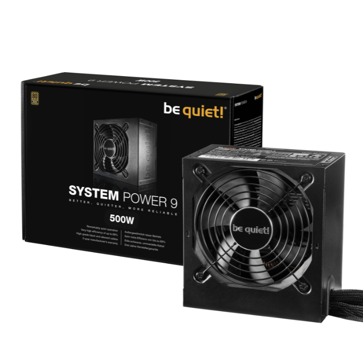 купить Блок питания Bequiet! System Power 9 500W S9-500W BN246 в Алматы