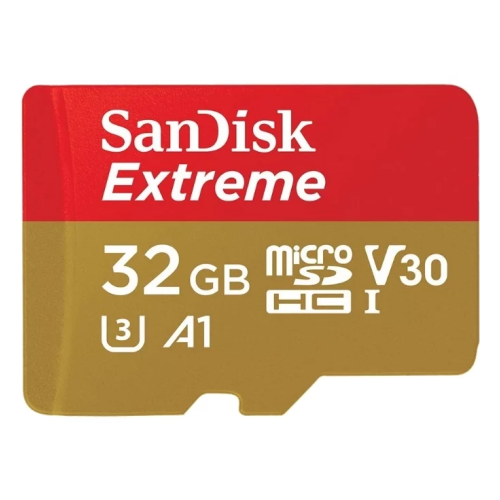 купить SanDisk Extreme microSDHC 32GB + SD Adapter for Action Sports Cameras - 100MB/s A1 C10 V30 UHS-I U3; EAN: 619659155100 в Алматы