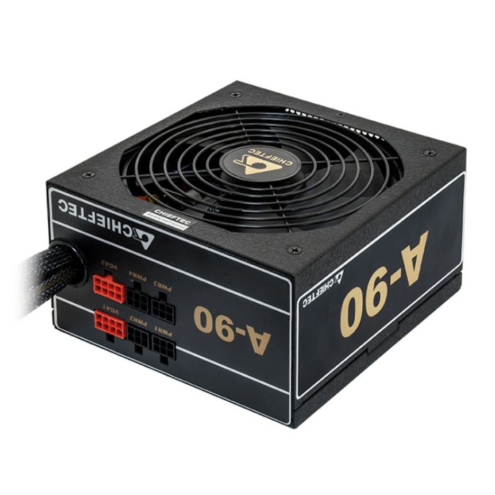 купить Блок питания CHIEFTEC RETAIL A-90 GDP-750C,14cm fan,24+8,3xPeripheral,8xSATA,4xPCIe,modular в Алматы