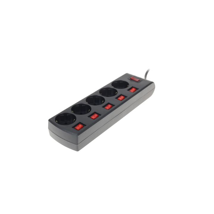 Сетевой фильтр SVEN SF-05PL 3,0 м (5 розеток с индивидуальными ...