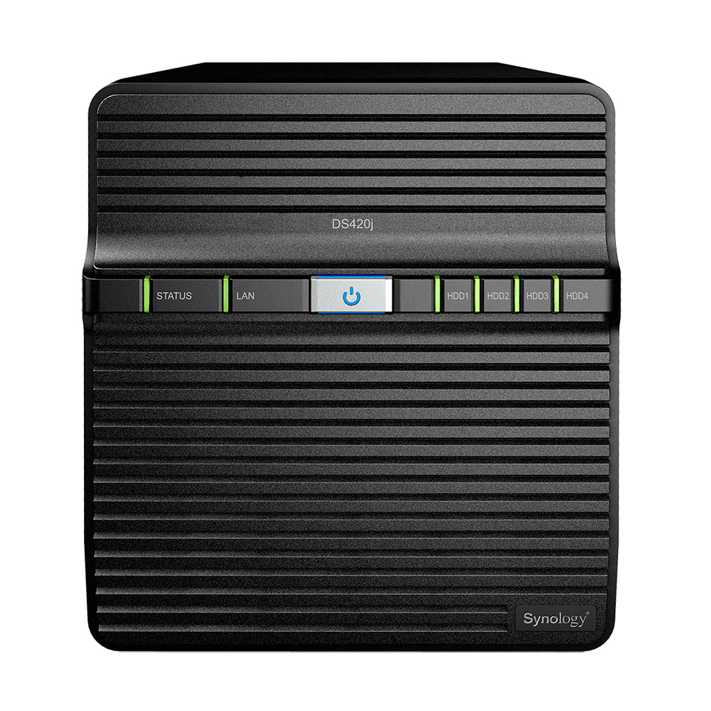 купить Сетевое оборудование Synology Сетевой NAS сервер DS420j 4xHDD для дома в Алматы