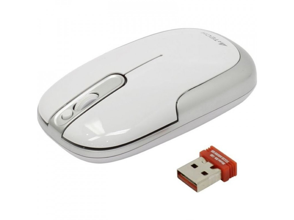 купить Мышь беспроводная A4tech G9-110 WHITE Оптическая 2,4G USB 1000 dpi в Алматы