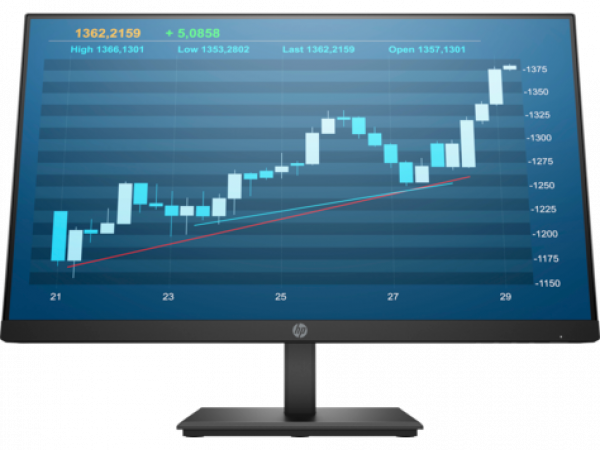 купить Монитор HP 5QG35AA 23.8* IPS, 1920x1080 (16:9 ), 250cd/m2, H178&deg;/V178&deg;, 1000:1, 10M:1, 5ms, VGA, HDMI, DP, Black в Алматы