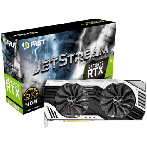 купить Видеокарта, PALIT, RTX2070 SUPER JS LE 8G (4710562241242), NE6207S019P2-1040J, GDDR6, 256bit, DVI, DP, HDMI, Цветная коробка в Алматы