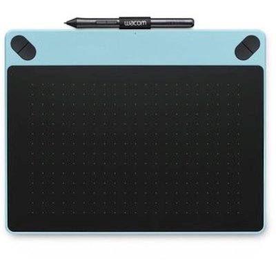 купить Графический планшет, Wacom, Intuos Art Medium Blue (CTH-690AB-N), Разрешение 2540 lpi, Чувствительность к нажатию 1024, 4 программируемые клавиши, 2 клавиши на пере, Размер 275*217*11 мм, Голубой/чёрный в Алматы