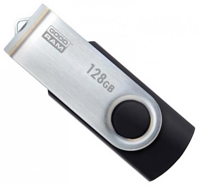 купить USB-ФЛЕШ-НАКОПИТЕЛЬ 128Gb GOODRAM UTS2 USB 2.0 UTS2-1280K0R 11 BLACK в Алматы