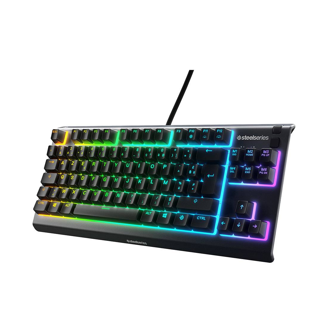 купить Клавиатура игровая Steelseries  Apex 3 TKL  RU 64817 черный в Алматы