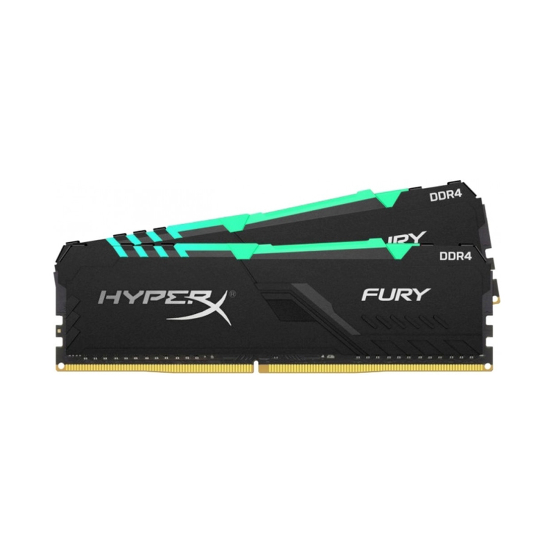 купить Комплект модулей памяти Kingston HyperX Fury RGB HX430C16FB3AK2/64 DDR4 64GB (2x32G) 3000MHz в Алматы