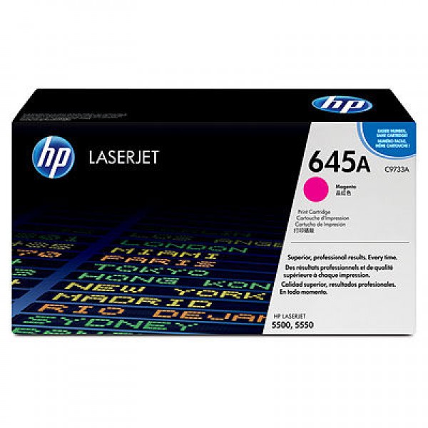 купить Картридж лазерный HP C9733A, Пурпурный, на 12000 страниц (5% заполнение) для HP Color LaserJet 5500, интелектуальный в Алматы