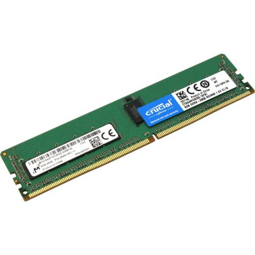купить Оперативная память Crucial DRAM 8GB DDR4 2666 MT/s (PC4-21300) CL19 DRx8 ECC Registered DIMM 288pin CT8G4RFD8266 в Алматы