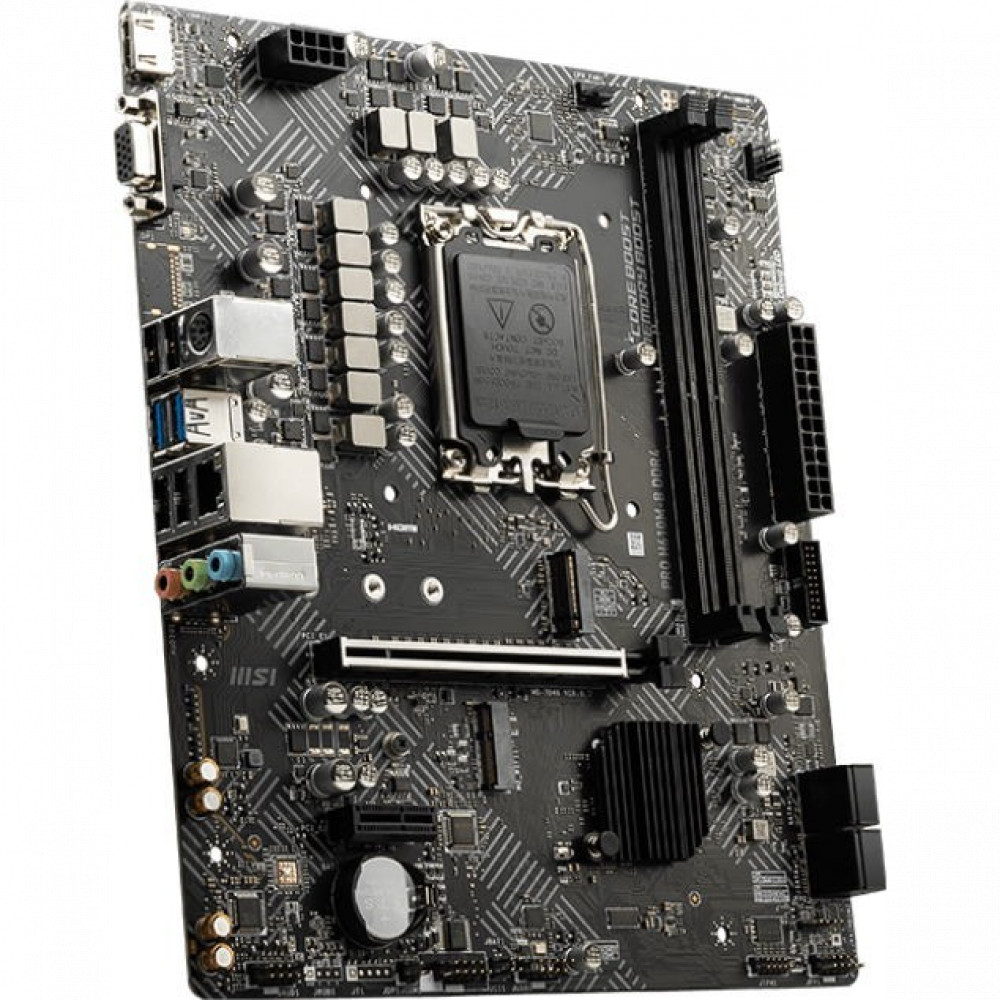 купить Материнская плата MSI PRO H610M-B DDR4 LGA1700 H610 2xDDR4 4xSATA3 M.2 VGA HDMI mATX в Алматы