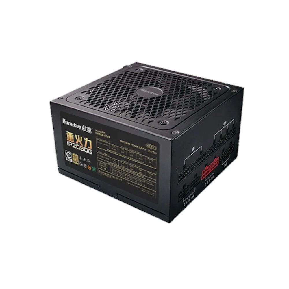 Купить Блок питания Huntkey AI PC IP2050G, 2050W, 80+Gold, ATX3.1, PCI-E 5.10 в Алматы